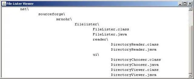 Download web tool or web app File Lister