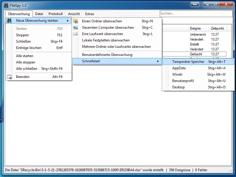 Download web tool or web app FileSpy