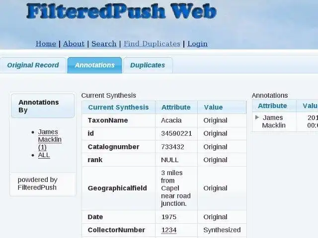 Download web tool or web app FilteredPush