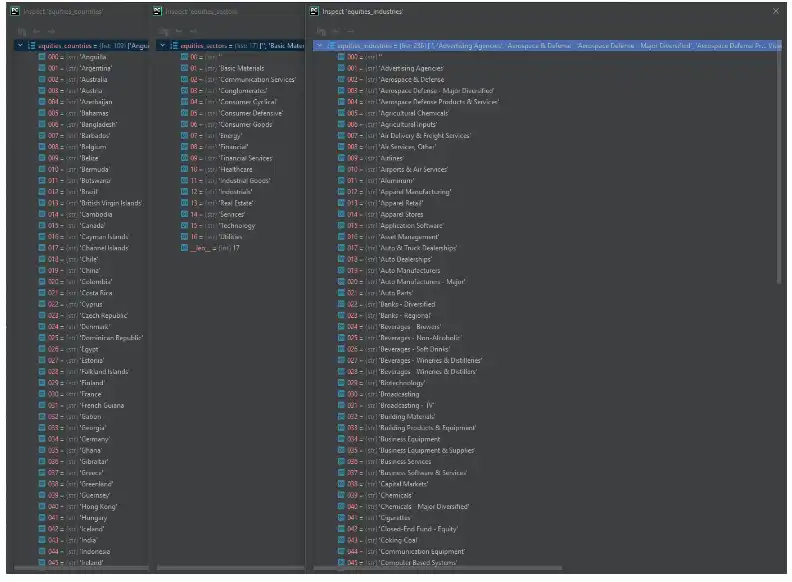 Download web tool or web app Finance Database