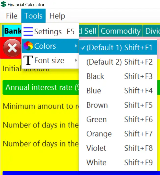 Unduh alat web atau aplikasi web Kalkulator Keuangan (Pengaturan Windows)