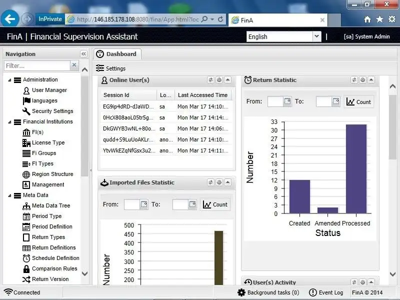 Download web tool or web app Financial  Supervision  System (SupTech)