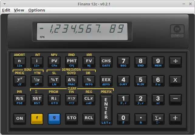 ดาวน์โหลดเครื่องมือเว็บหรือเว็บแอป Finanx 12c