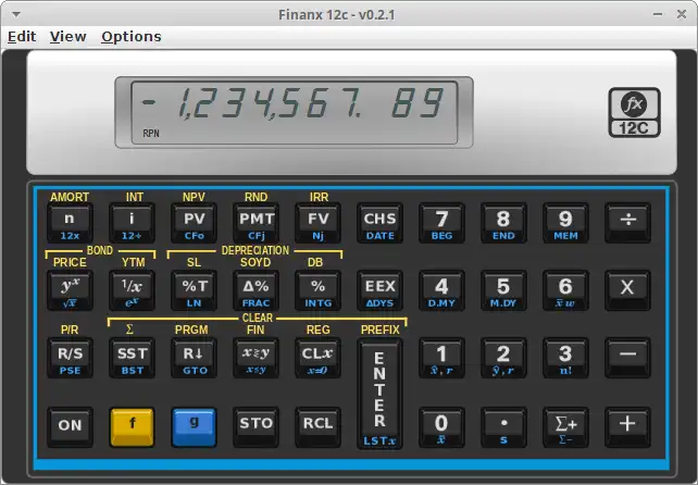 ดาวน์โหลดเครื่องมือเว็บหรือเว็บแอป Finanx 12c