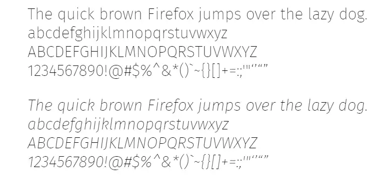 Download web tool or web app Fira Sans