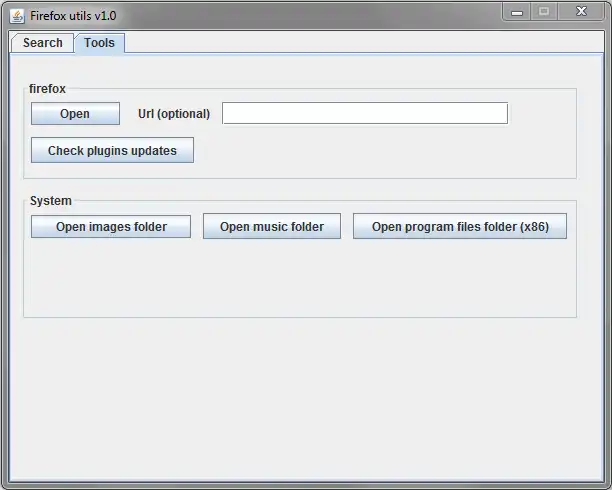 Download web tool or web app Firefox utils