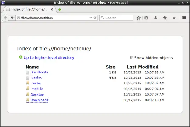 Muat turun alat web atau firejail apl web