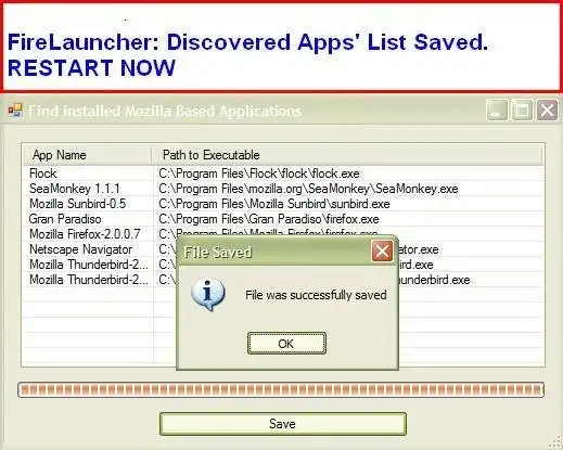 下载网络工具或网络应用 FireLauncher