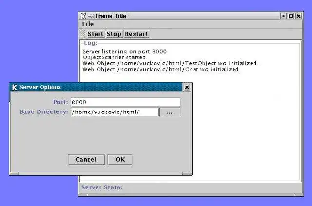 Download web tool or web app Firestorm Web Server