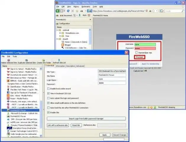 Download web tool or web app FireWebSSO server