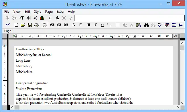 Download web tool or web app Fireworkz (Colton Software)