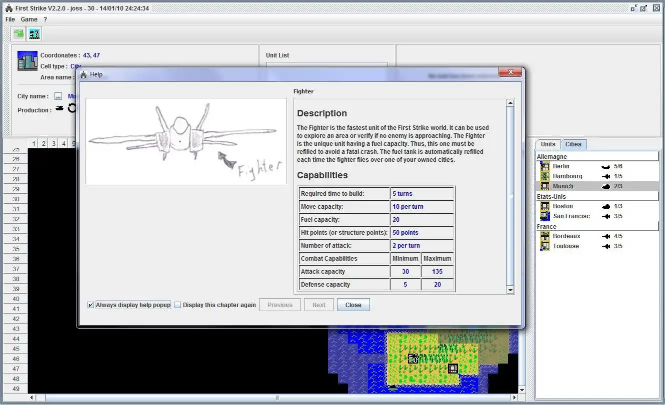 Download web tool or web app First Strike to run in Windows online over Linux online