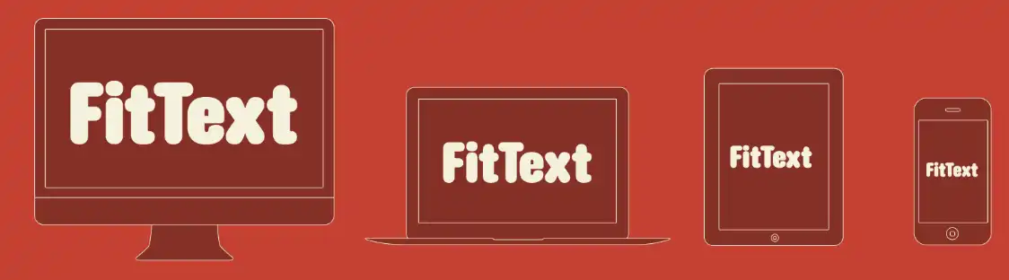 Download web tool or web app FitText.js