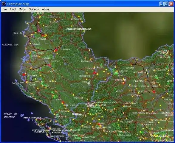 Download web tool or web app Fizmez Exemplar Map