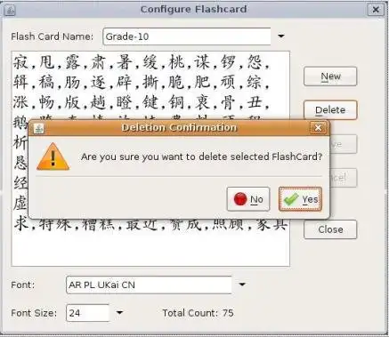 Baixe a ferramenta da web ou o aplicativo da web Flashcard para caracteres chineses