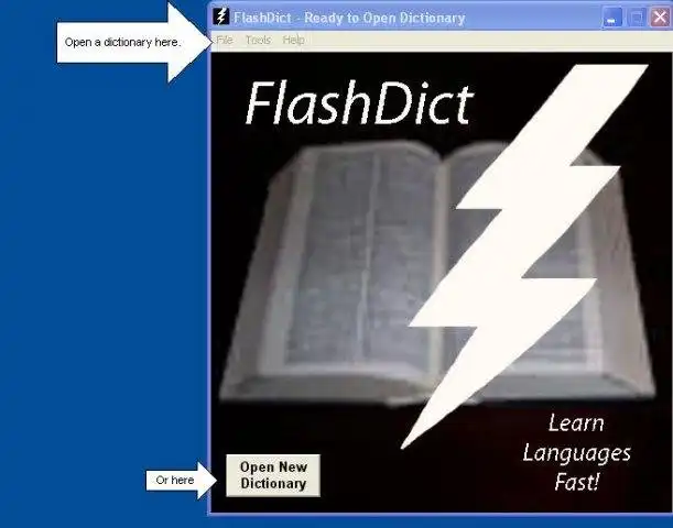 Download web tool or web app FlashDict