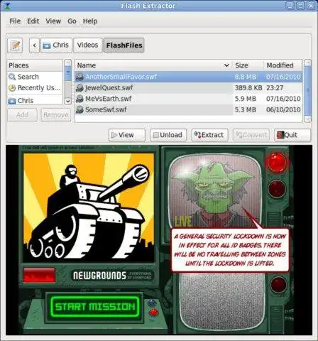 Download web tool or web app Flash Extractor