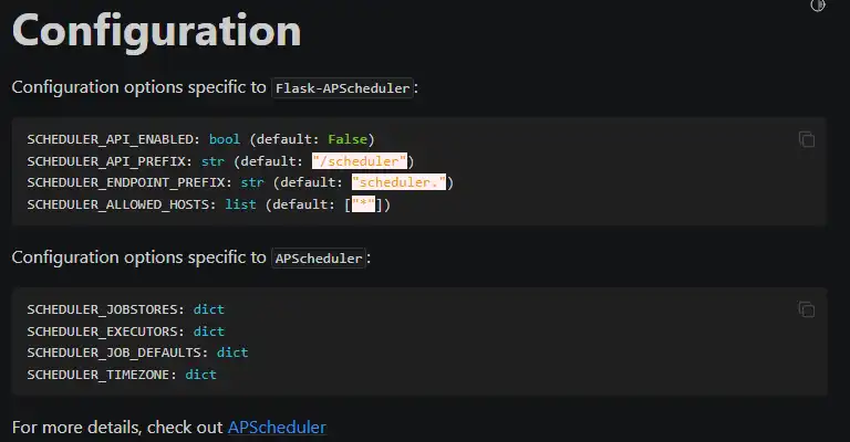 Télécharger l'outil Web ou l'application Web Flask-APScheduler