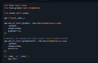 ابزار وب یا برنامه وب Flask-GraphQL را دانلود کنید