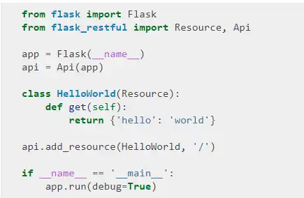 Download web tool or web app Flask-RESTful