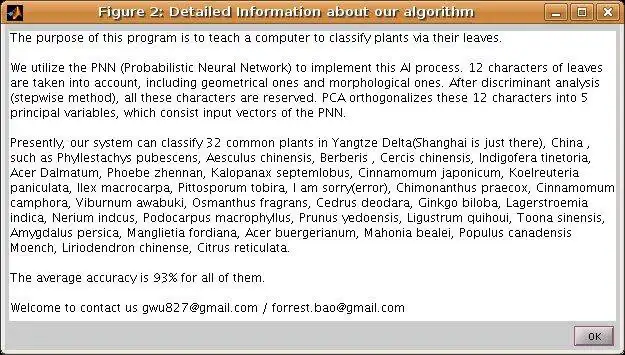 Download web tool or web app Flavia Plant Leaf Recognition System to run in Windows online over Linux online