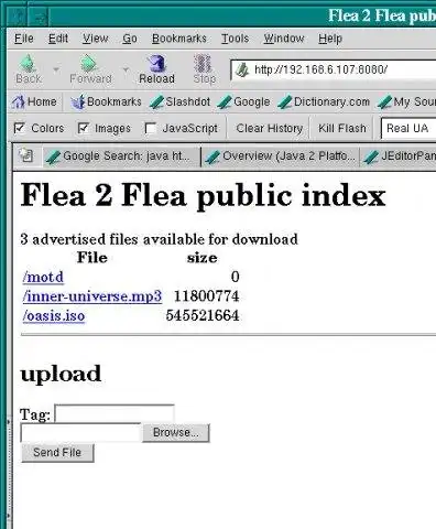 Unduh alat web atau aplikasi web Flea2Flea