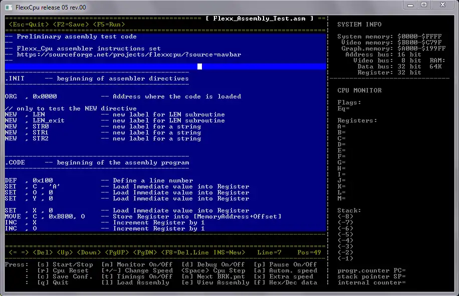 Download de webtool of webapp FlexxCpu om online in Windows via Linux online te draaien