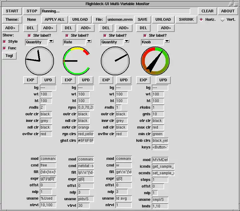 Download web tool or web app Flightdeck-UI to run in Windows online over Linux online