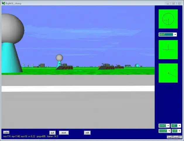 Download web tool or web app flightGL_chung to run in Windows online over Linux online