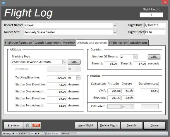 Download web tool or web app Flight Logs