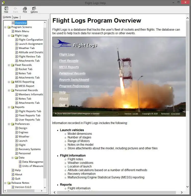 下载 Web 工具或 Web 应用程序 Flight Log 以通过 Linux 在线在 Windows 中运行