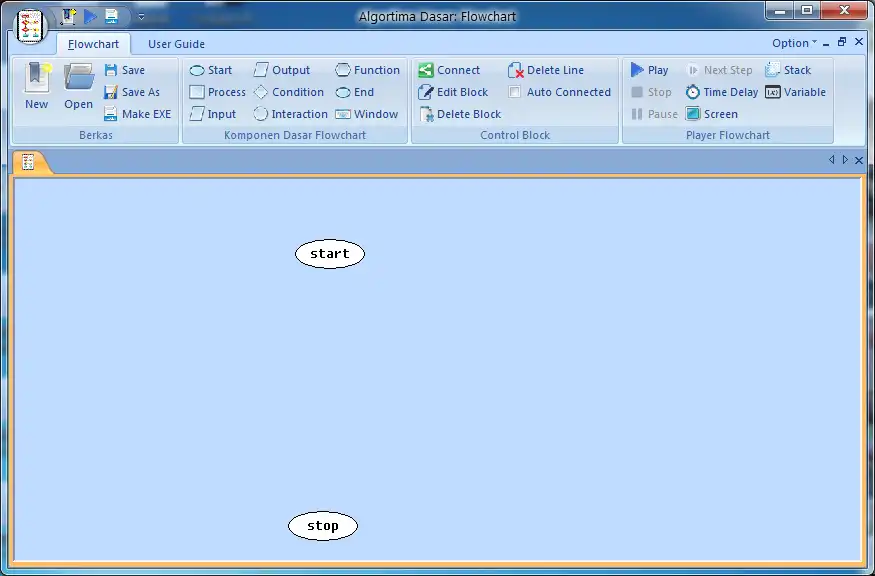 Download web tool or web app Flowchart Visual Programming