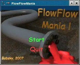 Download de webtool of webapp FlowFlowMania om online in Windows via Linux online te draaien