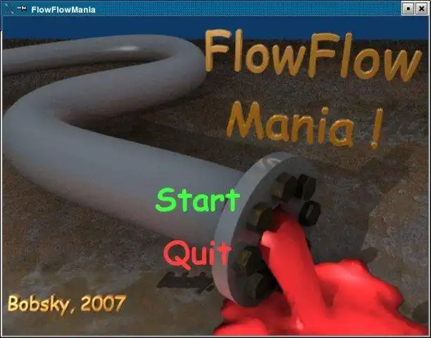 웹 도구 또는 웹 앱 FlowFlowMania를 다운로드하여 온라인 Linux를 통해 Windows 온라인에서 실행