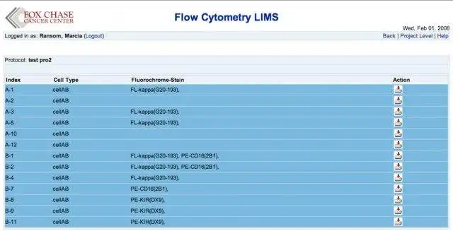 Download web tool or web app FlowLIMS to run in Windows online over Linux online