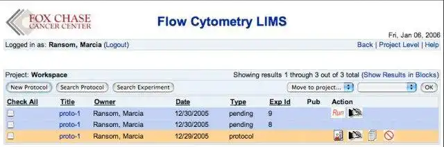 Download web tool or web app FlowLIMS to run in Windows online over Linux online