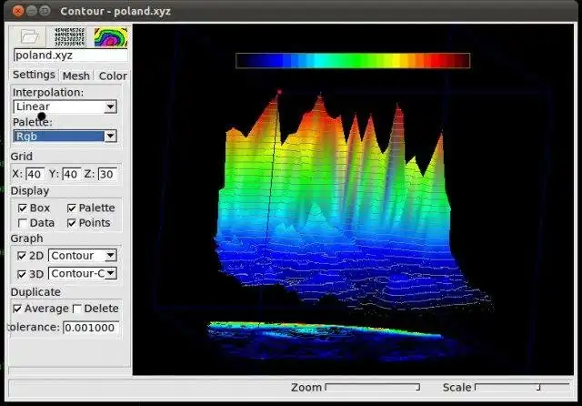 Download web tool or web app Fltk_contour