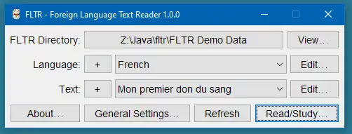 Download web tool or web app FLTR ◆ Foreign Language Text Reader