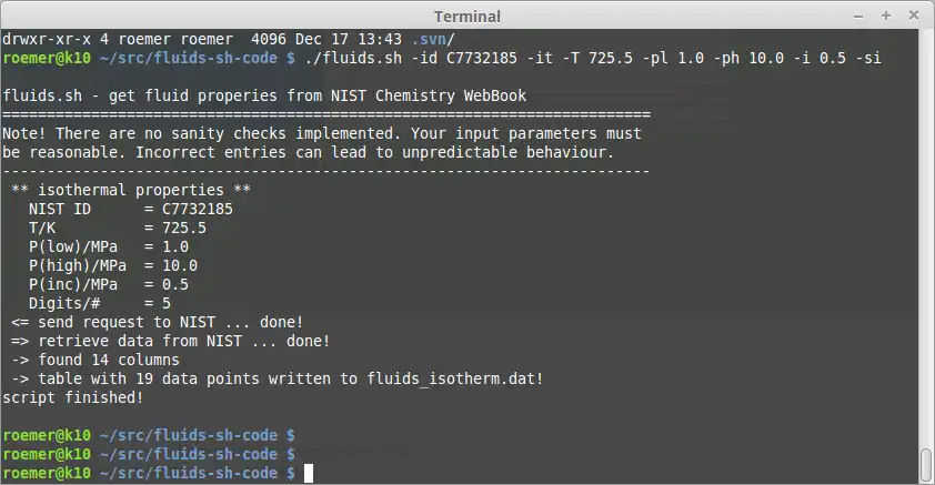 Muat turun alat web atau aplikasi web fluids-sh untuk dijalankan di Linux dalam talian