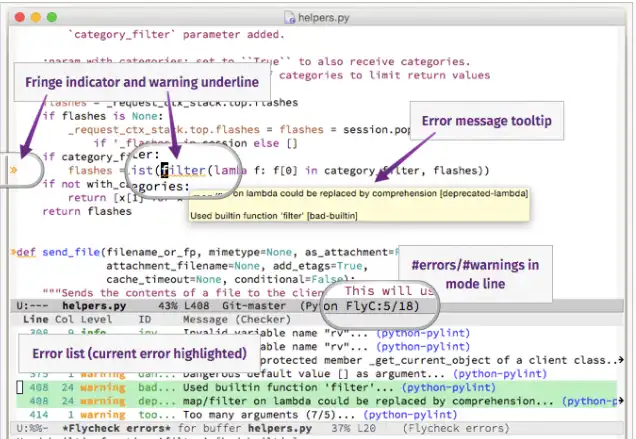 Download web tool or web app Flycheck