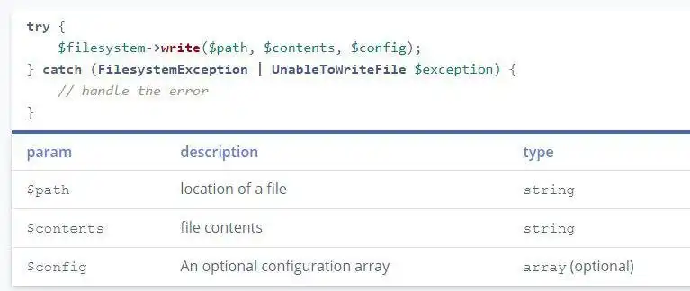 Download webtool of webapp Flysystem