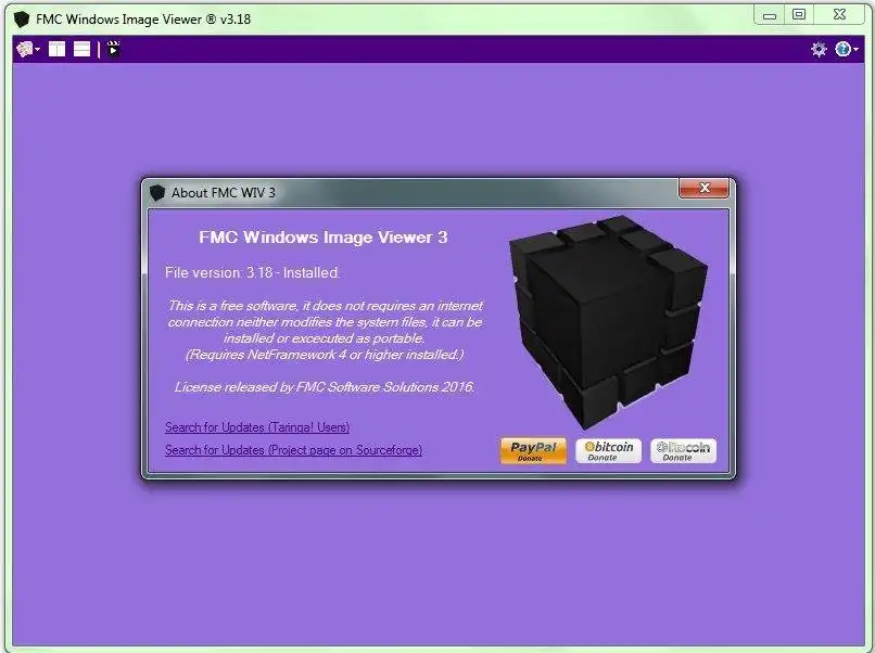 Download web tool or web app FMC Windows Image Viewer
