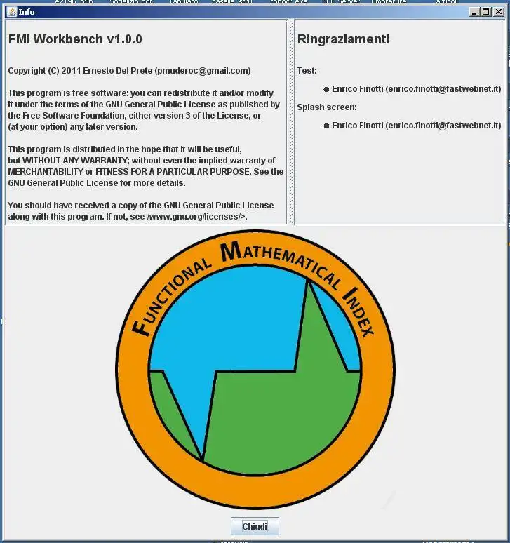 ดาวน์โหลดเครื่องมือเว็บหรือเว็บแอป fmiworkbench เพื่อทำงานใน Linux ออนไลน์