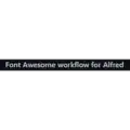 Free download Font Awesome workflow for Alfred Windows app to run online win Wine in Ubuntu online, Fedora online or Debian online