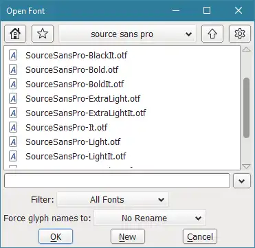 Scarica lo strumento Web o l'app Web FontForge Windows build