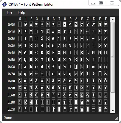 Download web tool or web app Font Pattern Editor