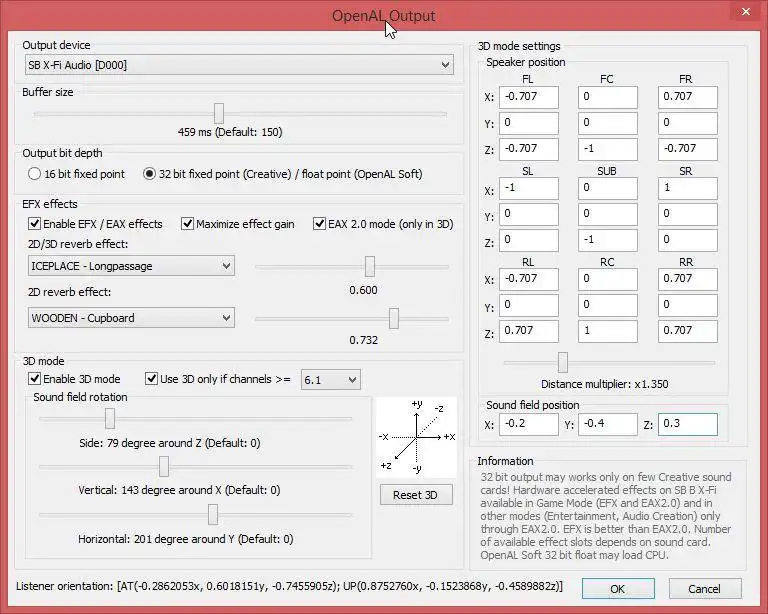 Download web tool or web app foobar2000 OpenAL Output