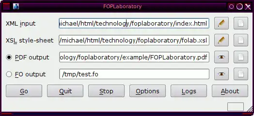 Unduh alat web atau aplikasi web FOPLaboratory