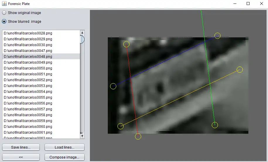 Download web tool or web app Forensic Plate