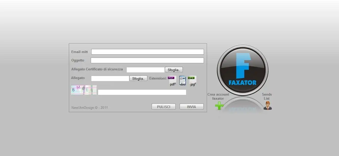 Download web tool or web app Form_Faxator